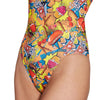 One Piece Swimsuit Printed Rayback E+ Peckish Print Size 30-XXS Zoggs 462583PECK30