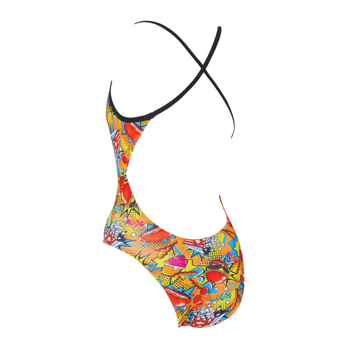 One Piece Swimsuit Printed Rayback E+ Peckish Print Size 36-M Zoggs 462583PECK36