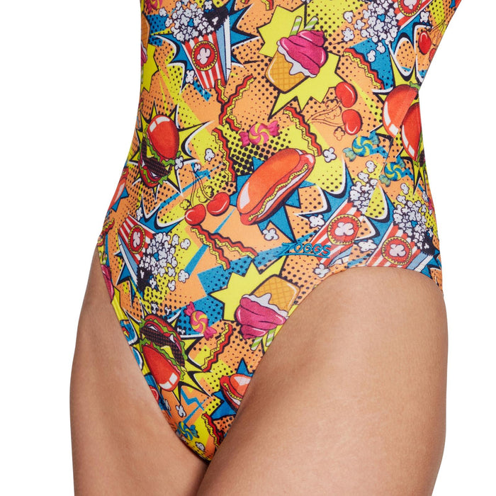 One Piece Swimsuit Printed Rayback E+ Peckish Print Size 40-XL Zoggs 462583PECK40