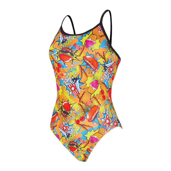 One Piece Swimsuit Printed Rayback E+ Peckish Print Size 40-XL Zoggs 462583PECK40