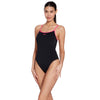One Piece Swimsuit Rome Rayback Black-Magenta Size 28-XXXS Zoggs 462584BKMG28