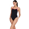 One Piece Swimsuit Rome Rayback Black-Magenta Size 38-L Zoggs 462584BKMG38