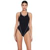 One Piece Swimsuit Melbourne Haxback Black-White Size 30-XXS Zoggs 462585BKWH30