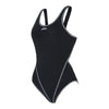 One Piece Swimsuit Melbourne Haxback Black-White Size 38-L Zoggs 462585BKWH38