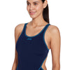 One Piece Swimsuit Melbourne Haxback Navy-Light-Blue Size 32-XS Zoggs 462585NVLB32