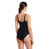 One Piece Swimsuit Sandon Adjustable Scoopback Women Black Size 46-4XL Zoggs 462586BK46
