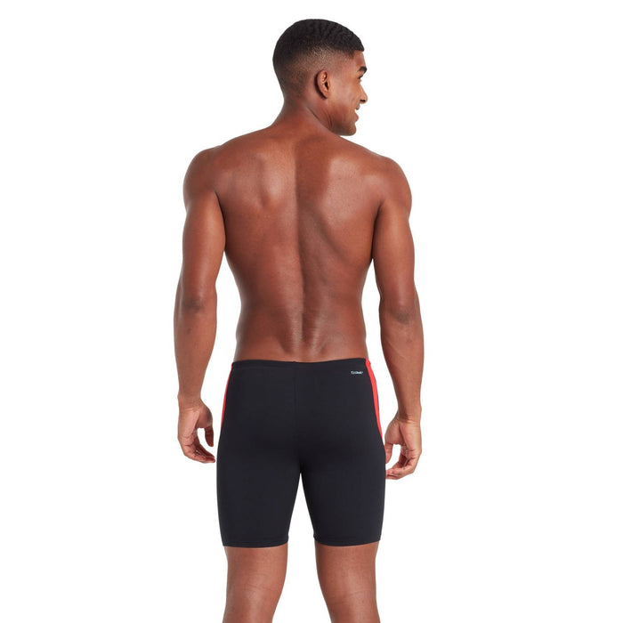 Swim Jammers Eaton Mid Men Black-Red Size 32-M Zoggs 462923BKRD32