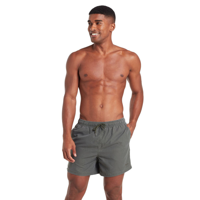 Swim Shorts Mosman Washed 15'' Men Khaki Size M Zoggs 462925KHM