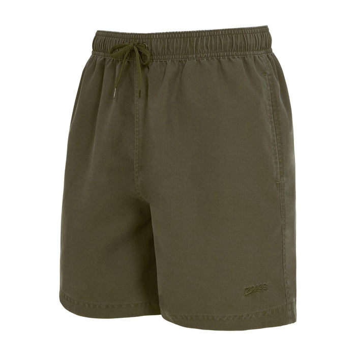 Swim Shorts Mosman Washed 15'' Men Khaki Size XL Zoggs 462925KHXL