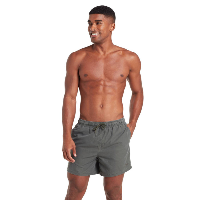 Swim Shorts Mosman Washed 15'' Men Khaki Size S Zoggs 462925KHXS