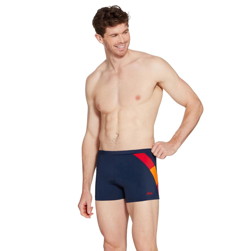 Swim Boxer Sydney 27 Men Navy-Red Size 34-L Zoggs 462931NVRD34