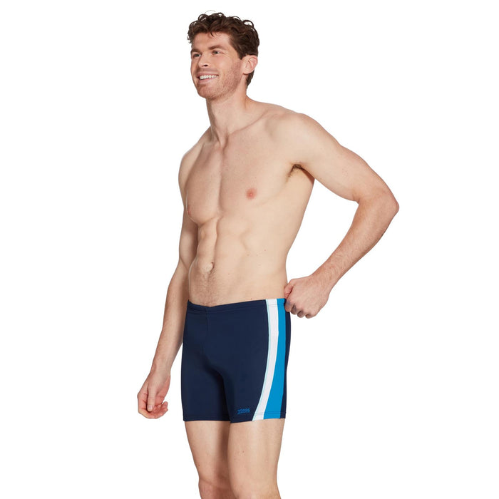 Swim Square Leg Toronto Hip Racer 32 Men Navy-Light-Blue Size 32-M Zoggs 462932NVLB32