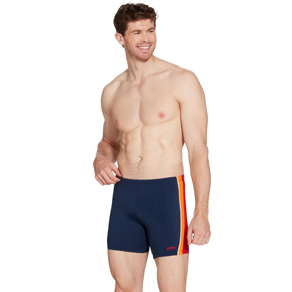 Swim Square Leg Toronto Hip Racer 32 Men Navy-Red Size 38-XXL Zoggs 462932NVRD38