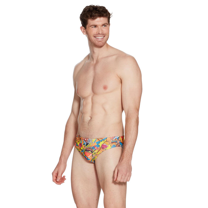 Swim Printed Briefs 6,5 Men Peckish-Print Size 32-M Zoggs 462933PECK32