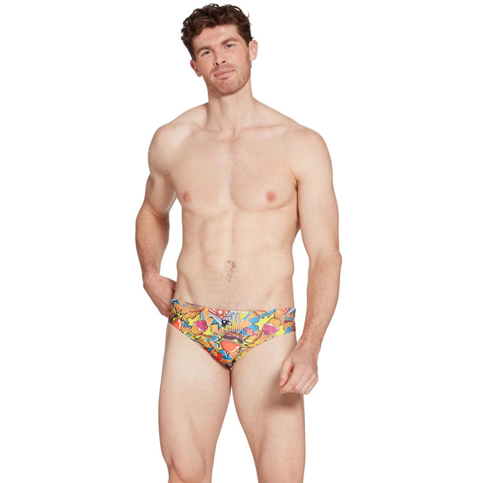 Swim Printed Briefs 6,5 Men Peckish-Print Size 36-XL Zoggs 462933PECK36