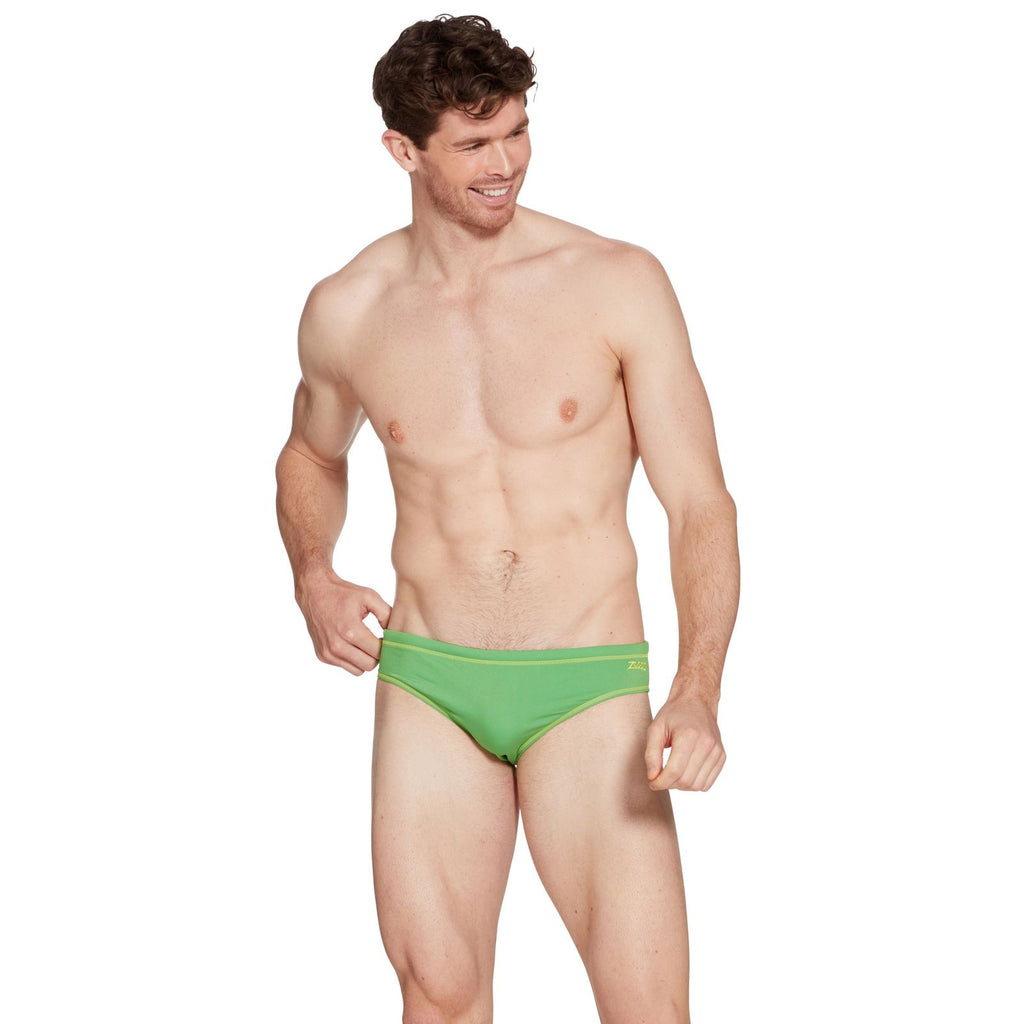 Swim Briefs Melbourne 6,5 Men Green-Yellow Size 26-XXS Zoggs 462934GNYL26