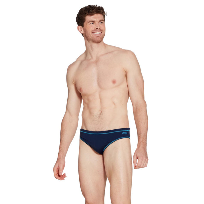Swim Briefs Melbourne 6,5 Men Navy-Light-Blue Size 42-4XL Zoggs 462934NVBL42