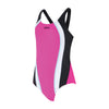 One Piece Swimsuit Toronto Flyback Girl Magenta-Black Size 30-10A Zoggs 463314MGBK30