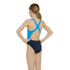 One Piece Swimsuit Toronto Flyback Girl Navy-Light-Blue Size 26-6A Zoggs 463314NVLB26