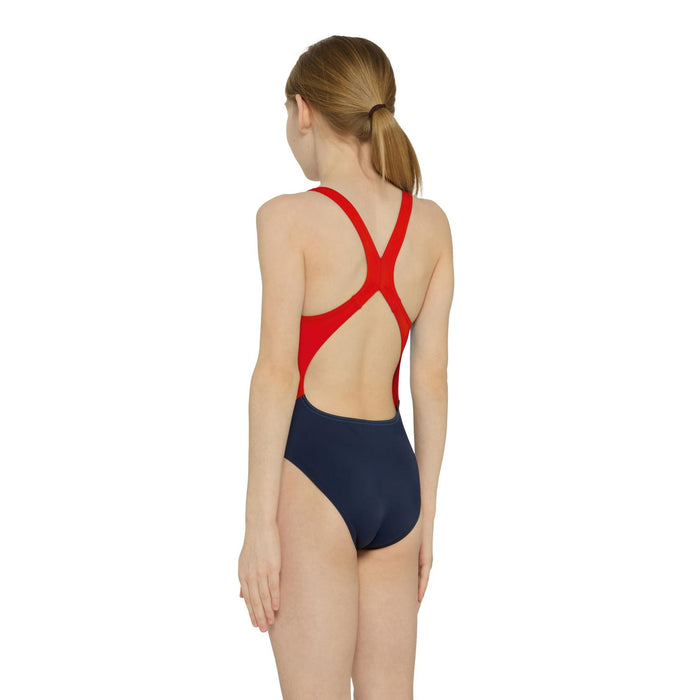 One Piece Swimsuit Toronto Flyback Girl Black-Red Size 32-12A Zoggs 463314NVRD32