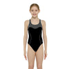 One Piece Swimsuit Tokyo Iceback Girl Black-Grey Size 26-6A Zoggs 463315BKGY26
