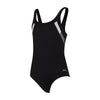One Piece Swimsuit Sydney U Back Girl Black-White Size 30-10A Zoggs 463316BKWH30