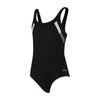 One Piece Swimsuit Sydney U Back Girl Black-White Size 32-12A Zoggs 463316BKWH32