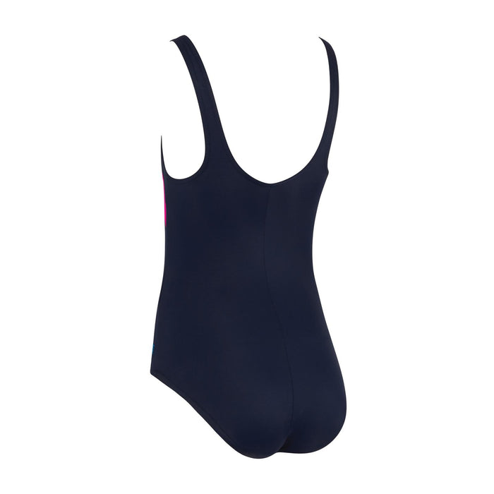 One Piece Swimsuit Sydney U Back Girl Navy-Pink Size 30-10A Zoggs 463316NVPK30