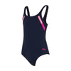 One Piece Swimsuit Sydney U Back Girl Navy-Pink Size 32-12A Zoggs 463316NVPK32