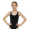 One Piece Swimsuit Melbourne Haxback Girl Black-White Size 26-6A Zoggs 463317BKWH26
