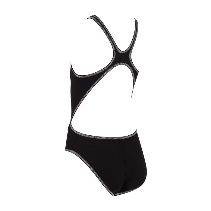 One Piece Swimsuit Melbourne Haxback Girl Black-White Size 34-14A Zoggs 463317BKWH34