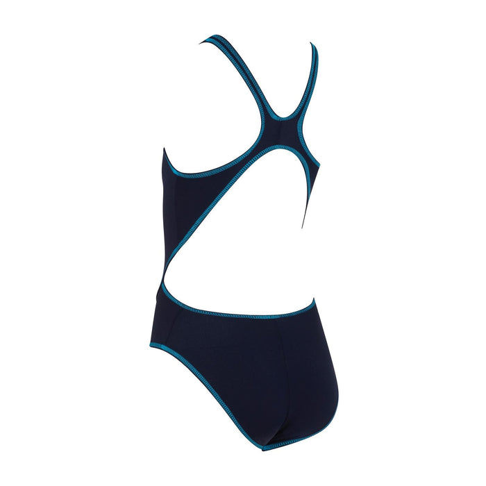 One Piece Swimsuit Melbourne Haxback Girl Navy-Light-Blue Size 34-14A Zoggs 463317NVLB34
