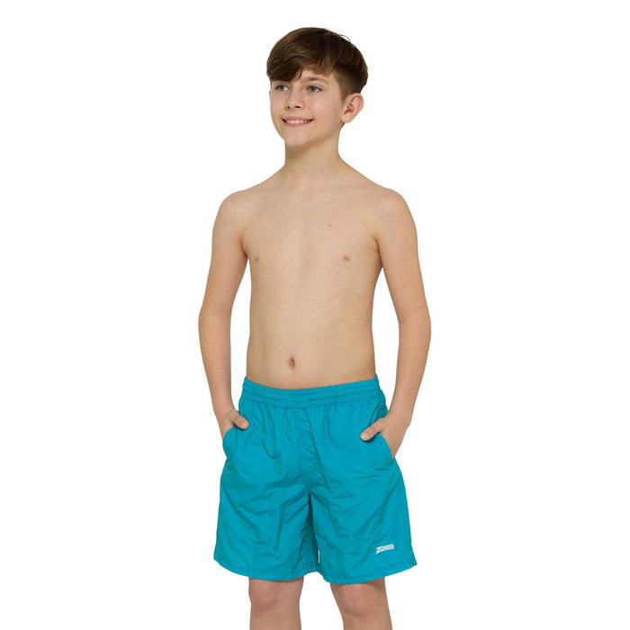 Swim Shorts Penrith 15'' Boy Turquoise Size L Zoggs 463475TQL