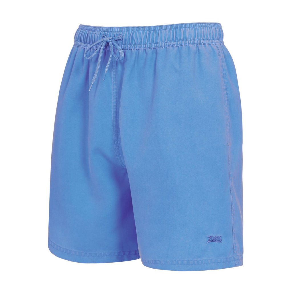 Swim Shorts Mosman Washed 15'' Boy Blue Size S Zoggs 463476BLS