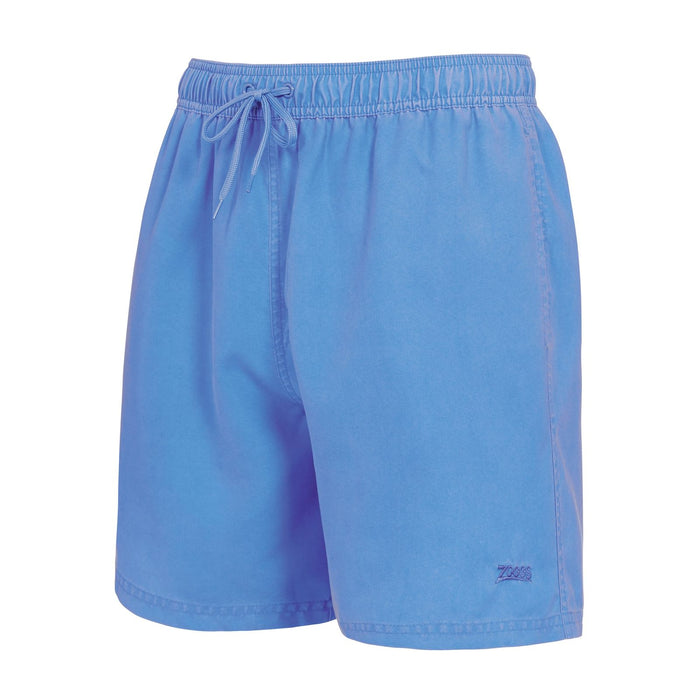 Swim Shorts Mosman Washed 15'' Boy Blue Size S Zoggs 463476BLS