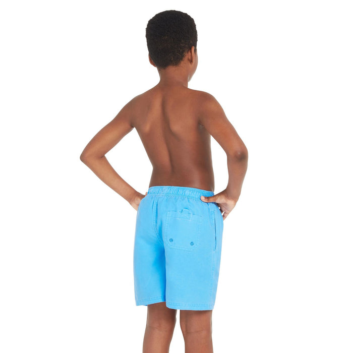 Swim Shorts Mosman Washed 15'' Boy Blue Size S Zoggs 463476BLS