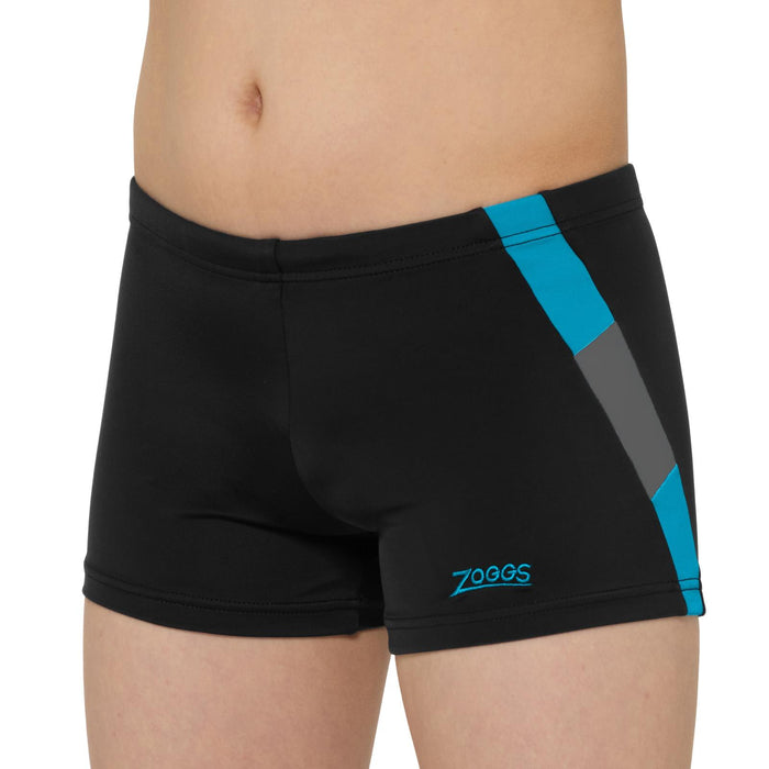 Swim Boxer Sydney 21 Boy Black-Turquoise Size 25-10A Zoggs 463483BKTQ25