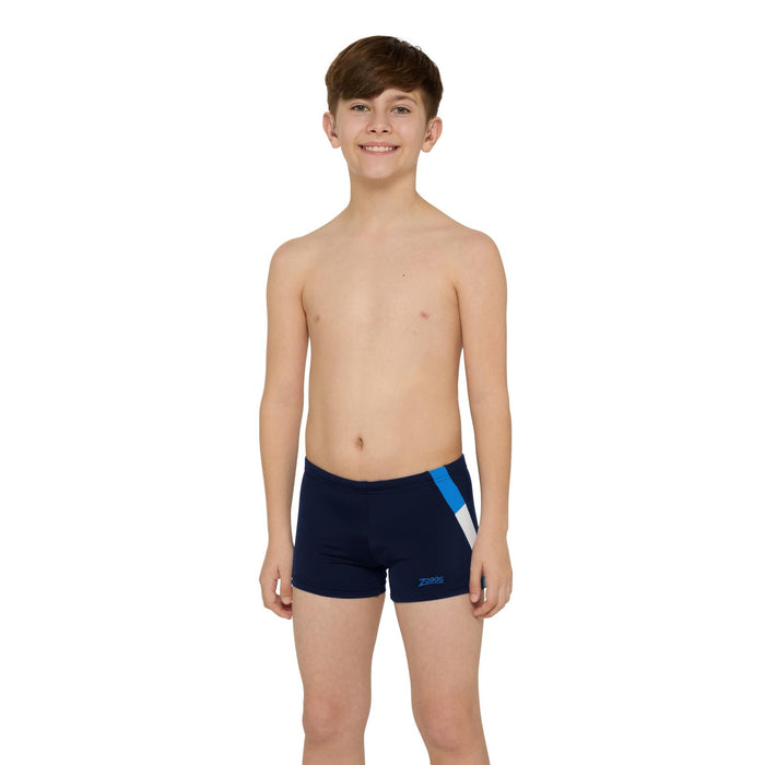 Swim Boxer Sydney 21 Boy Navy-Light-Blue Size 29-14A Zoggs 463483NVLB29