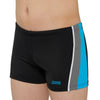 Swim Boxer Toronto Hip Racer 21 Boy Black-Turquoise Size 23-6A Zoggs 463484BKTQ23