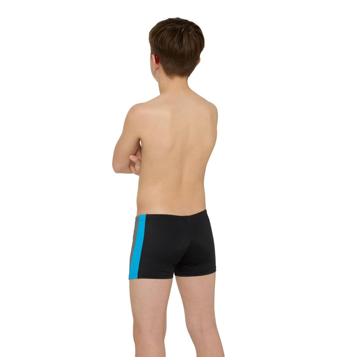 Swim Boxer Toronto Hip Racer 21 Boy Black-Turquoise Size 25-10A Zoggs 463484BKTQ25