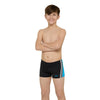 Swim Boxer Toronto Hip Racer 21 Boy Black-Turquoise Size 29-14A Zoggs 463484BKTQ29