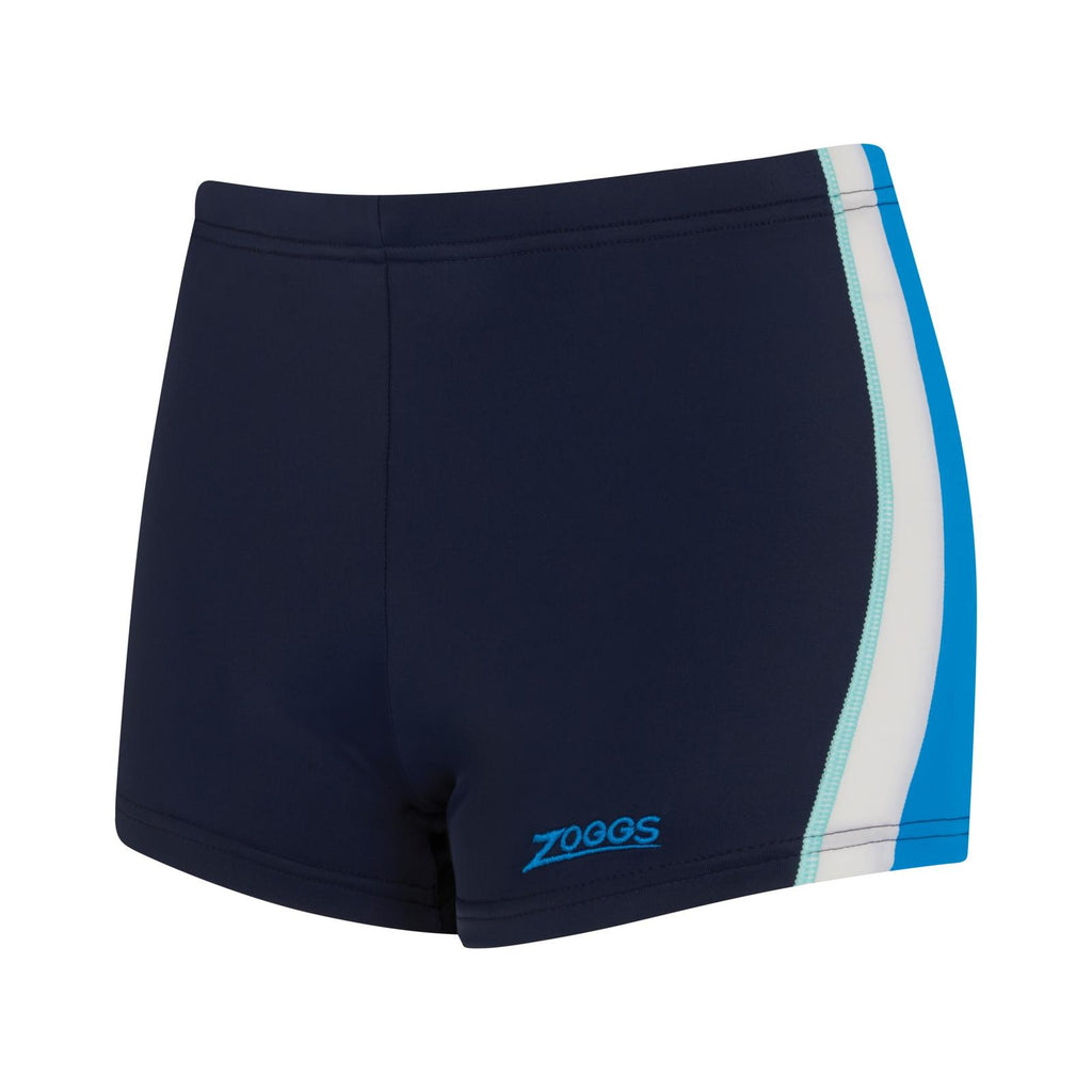 Swim Boxer Toronto Hip Racer 21 Boy Navy-Light-Blue Size 23-6A Zoggs 463484NVLB23