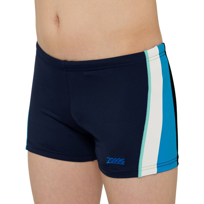 Swim Boxer Toronto Hip Racer 21 Boy Navy-Light-Blue Size 29-14A Zoggs 463484NVLB29