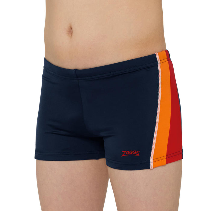Swim Boxer Toronto Hip Racer 21 Boy Navy-Red Size 27-12A Zoggs 463484NVRD27