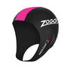 Swim Cap Neo 3 Unisex Black-Pink S-M Zoggs 464044BKPKS-M