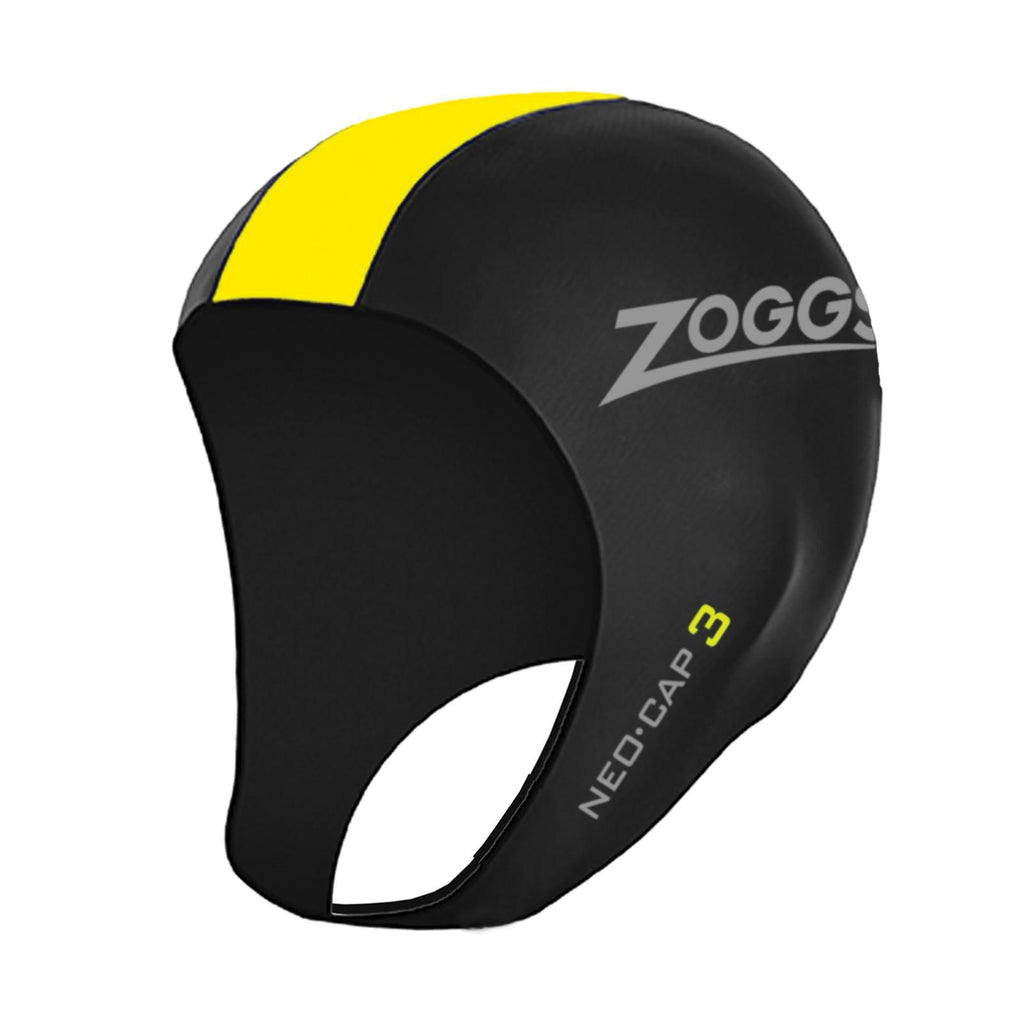 Swim Cap Neo 3 Unisex Black-Yellow L-XL Zoggs 464044BKYLL-XL