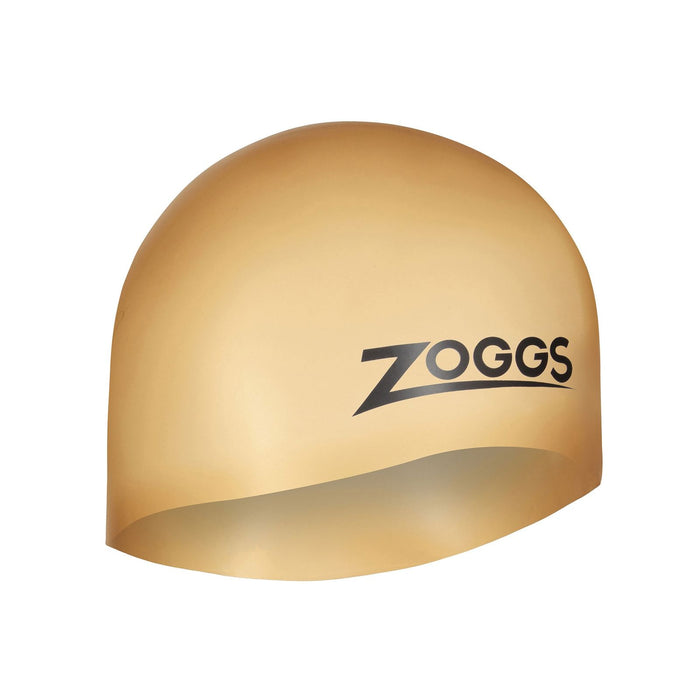 Swimming Cap Easy Fit Silicone Gold Zoggs 465003GD