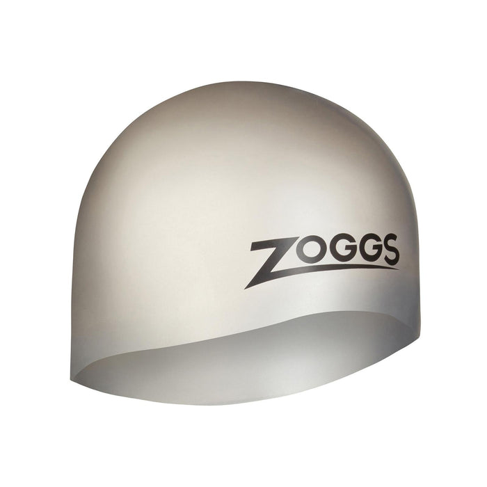Swimming Cap Easy Fit Silicone Silver Zoggs 465003SI