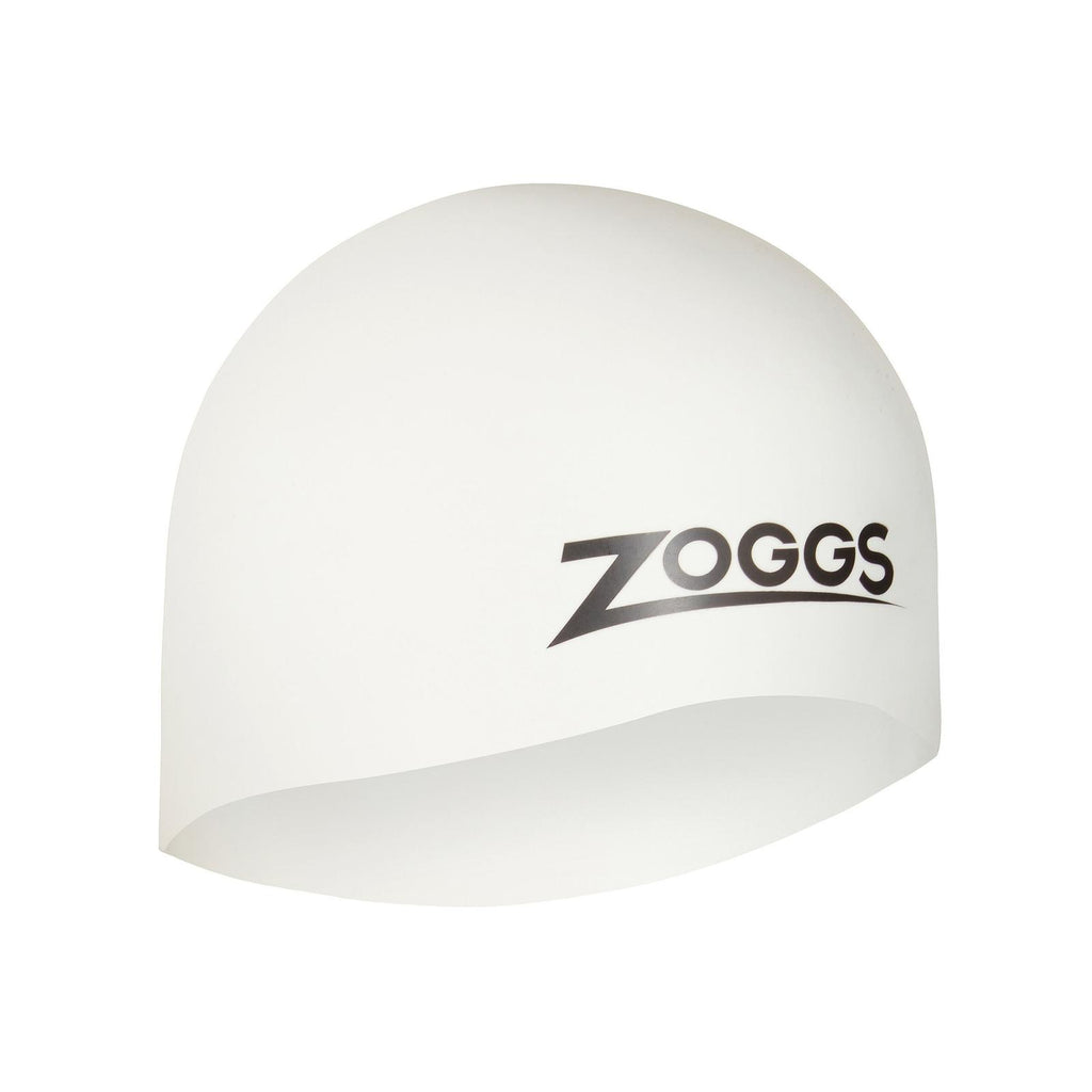 Swimming Cap Easy Fit Silicone White Zoggs 465003WH