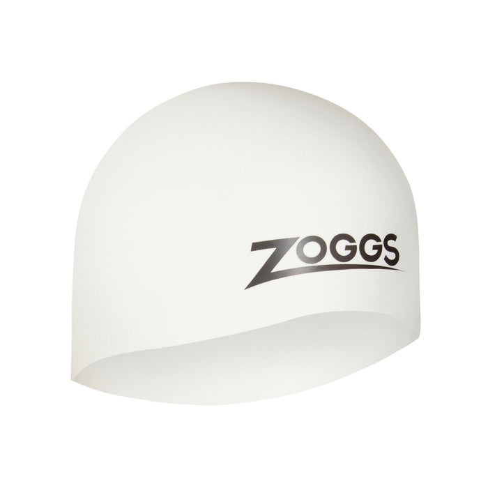 Swimming Cap Easy Fit Silicone White Zoggs 465003WH